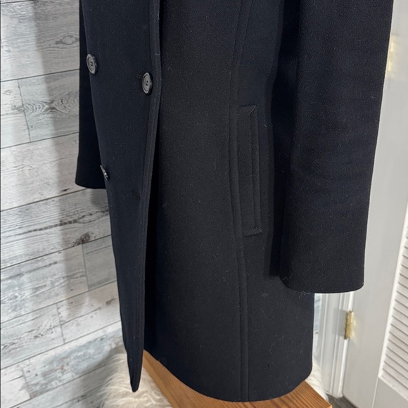 J. CREW WOOL BLEND CLASSIC DOUBLE BREASTED PEA COAT - Picture 6 of 9